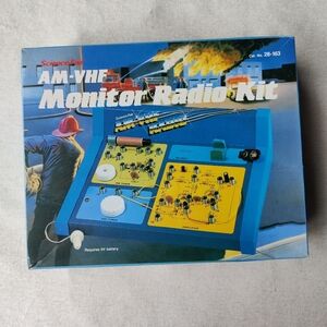 Radio Shack Vintage Science Fair AM-VHF Monitor Radio Kit Open Box Unused